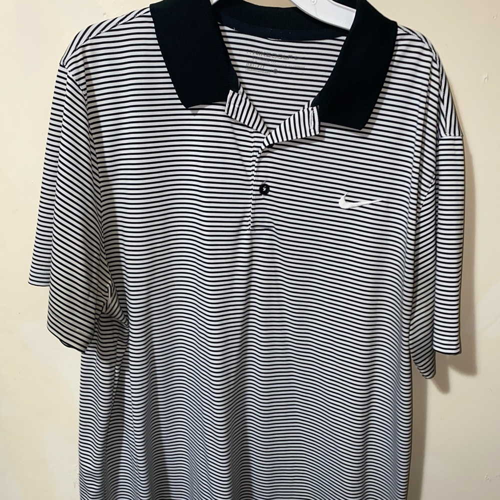Nike Striped Golf Shirt